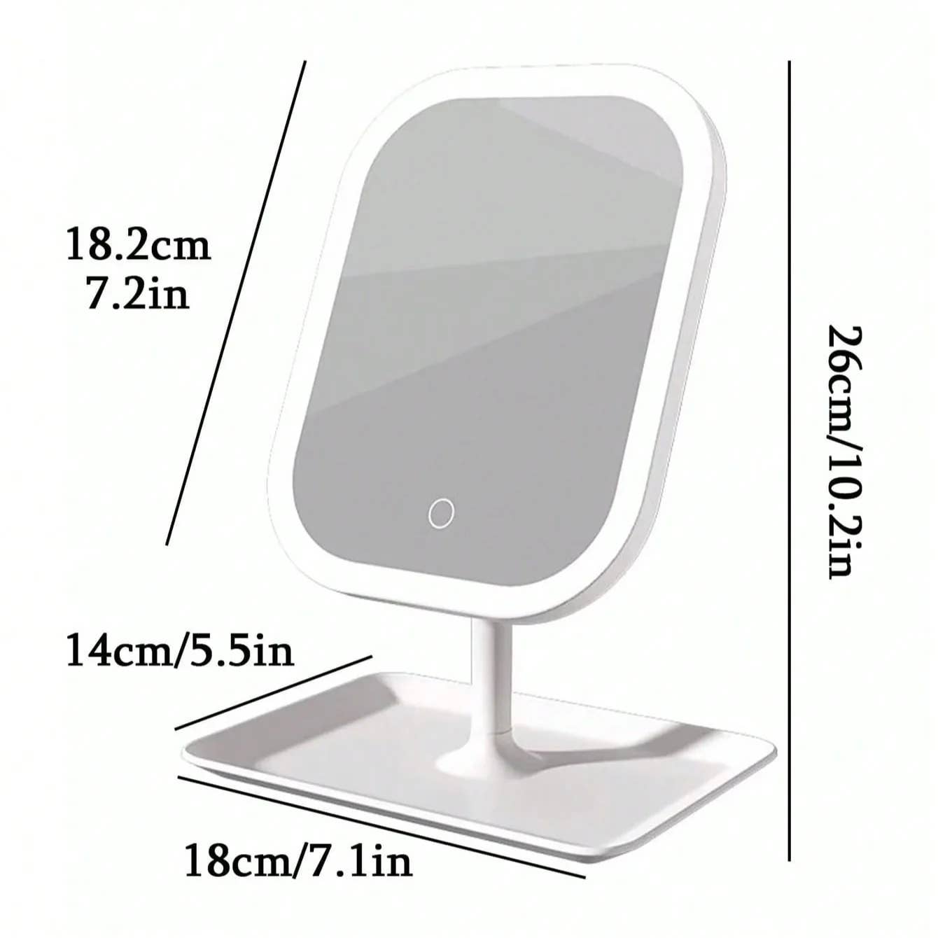 EP Design Lab - Wholesale Makeup Mirror - Lighted Tabletop Makeup Vanity Mirror5