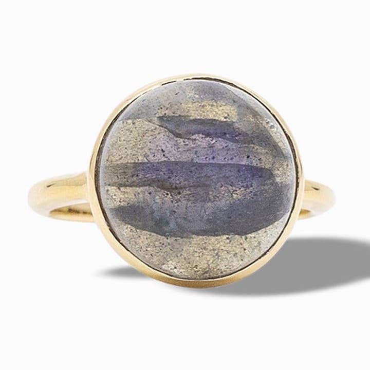Rainbow Ring in Labradorite for wholesale by Laura Foote Designs
