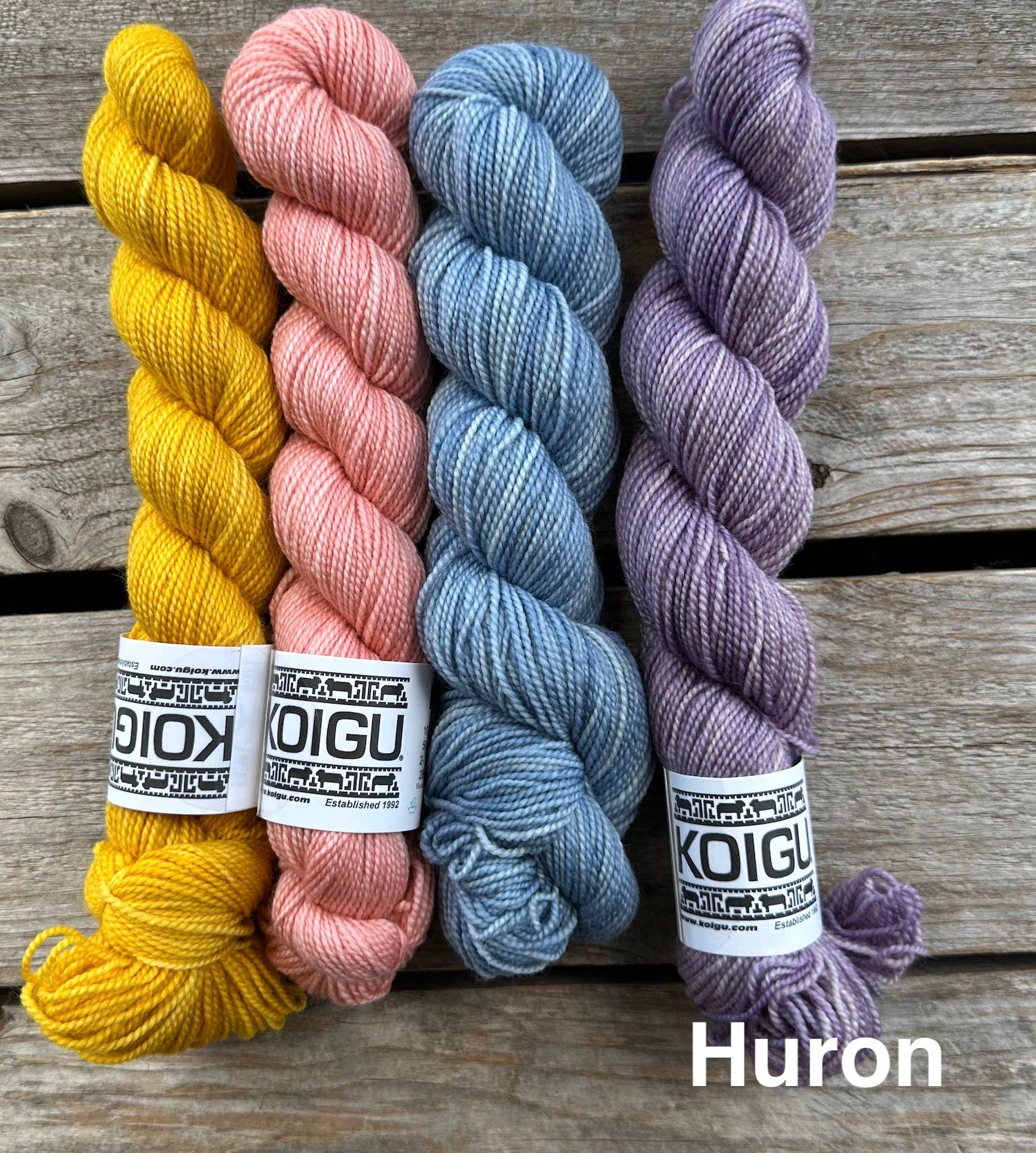 Koigu Wool Designs - Wholesale Yarn - Clint Shawl Yarn Packs By moonstruck knits4