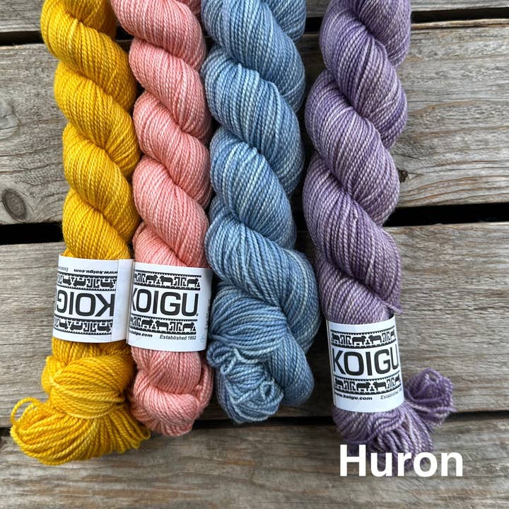 Koigu Wool Designs - Wholesale Yarn - Clint Shawl Yarn Packs By moonstruck knits4