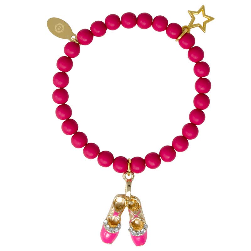 Tiny Treats and ZOMI GEMS - Wholesale Beaded Bracelet - Kids - Pink & Purple Dance Bracelet Tower4