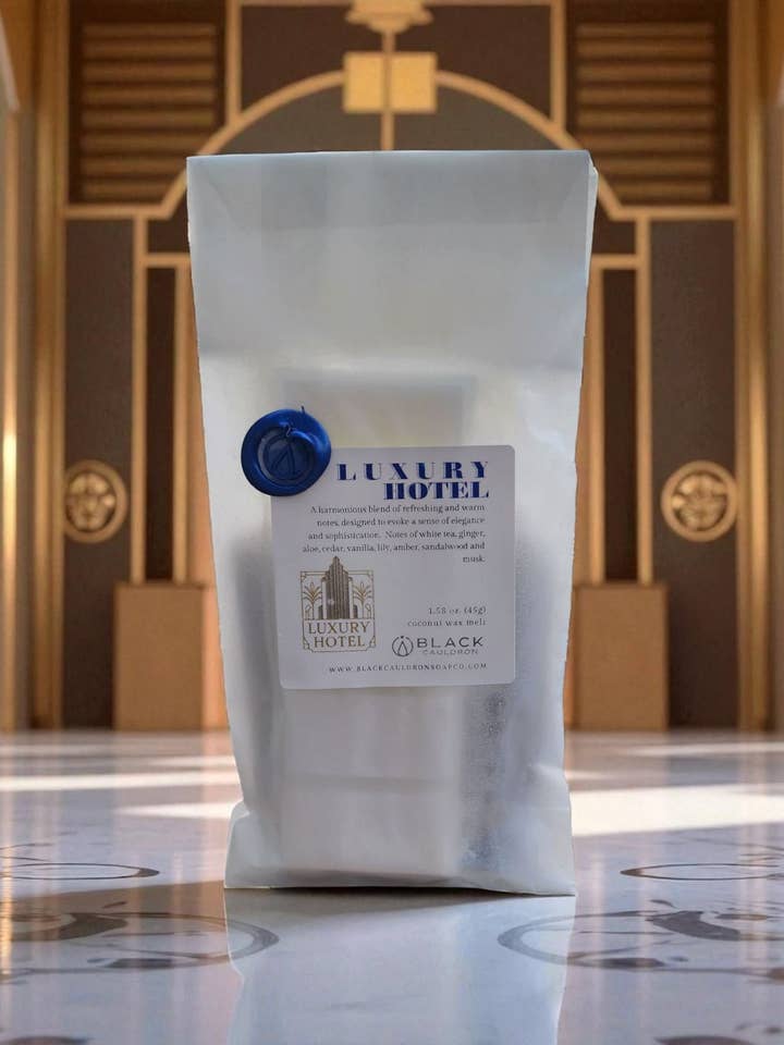 Luxury Hotel Wax Melts -Wax Melts for Warmer - Handmade Wax Tart - Soy Wax - Wax Snap Bar Melts for wholesale by Black Cauldron Soap Co.