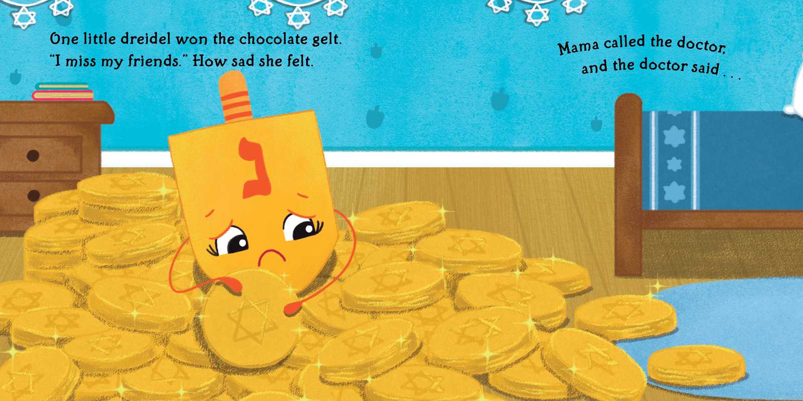 Simon & Schuster - Wholesale Baby & Toddler Book (0-2) - Five Little Dreidels by Jeffrey Burton3