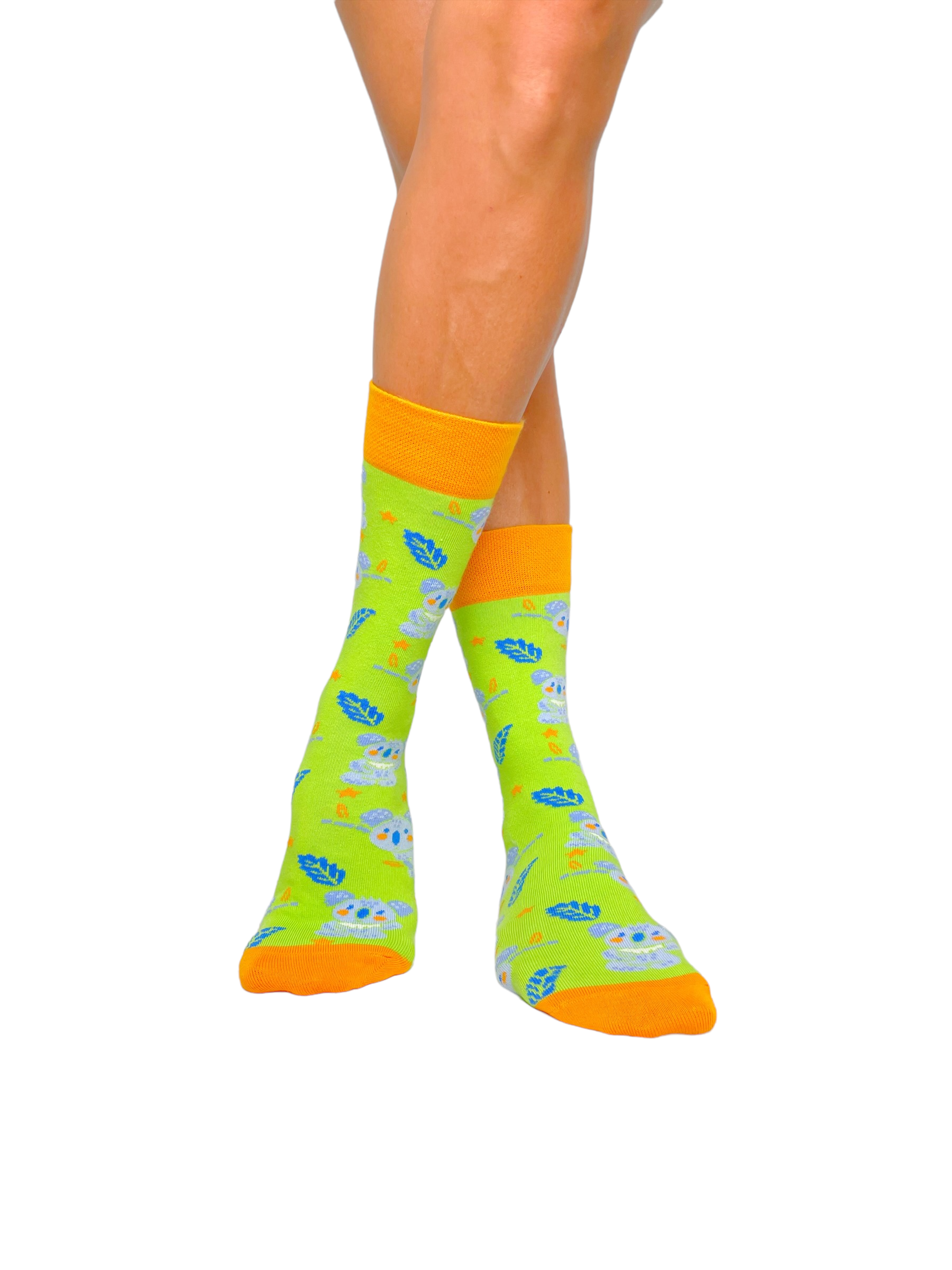 Carnival Socks – wholesale Strumpor - Unisex – Nyhetsstrumpor för män och kvinnor | Mönstrade strumpor Unisex | Funky Socks | Roliga färgglada dumma bomullsstrumpor | Bästa roliga galna glada gåvor för män och kvinnor | Carnival Koala | Par1