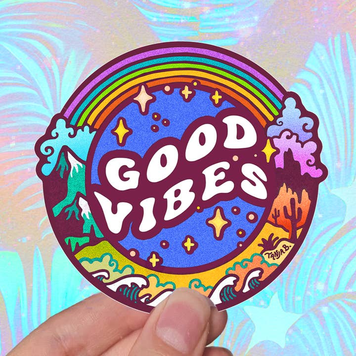 Pegatina Good Vibes para venta al por mayor de SeeknRevel