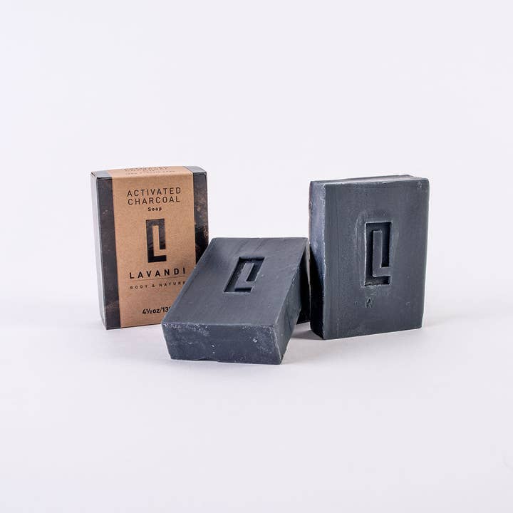 Lavandi Body & Nature - Wholesale Bar Soap - Activated Charcoal Body Cleansing and Nourishing Bar1