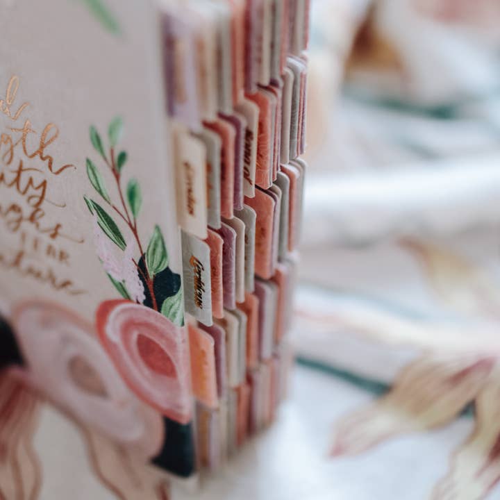 The Daily Grace Co - Wholesale Sticker - Pastel Floral Bible Tabs
