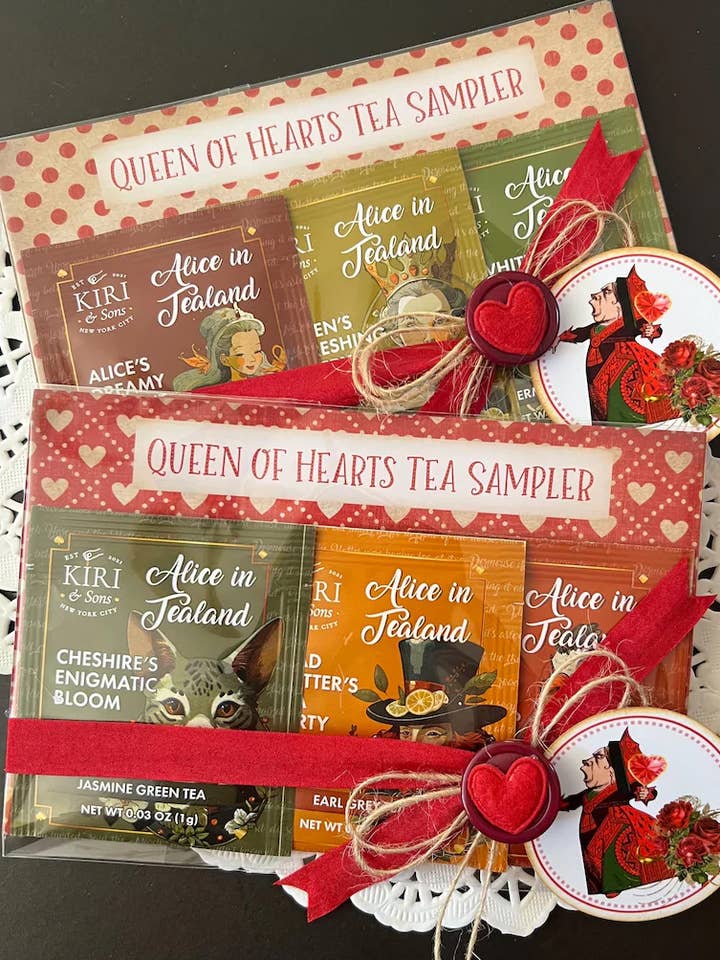 Queen of Hearts Tea Sampler for wholesale by Our Designer
