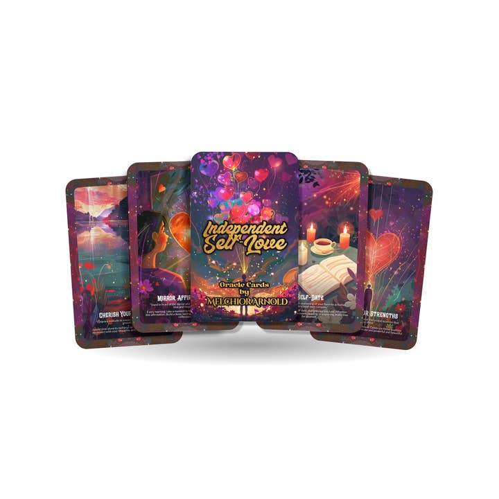 Independent Self-Love Cards – Embrace Your Worth – Confidence, Joy & Radical Self-Acceptance 22-Card Deck for wholesale by IBIZA TAROT