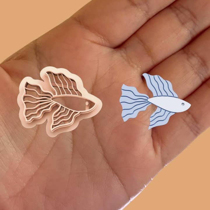 Magic Fish Polymer clay cutter for wholesale by Roussell Prints and Demand LLC