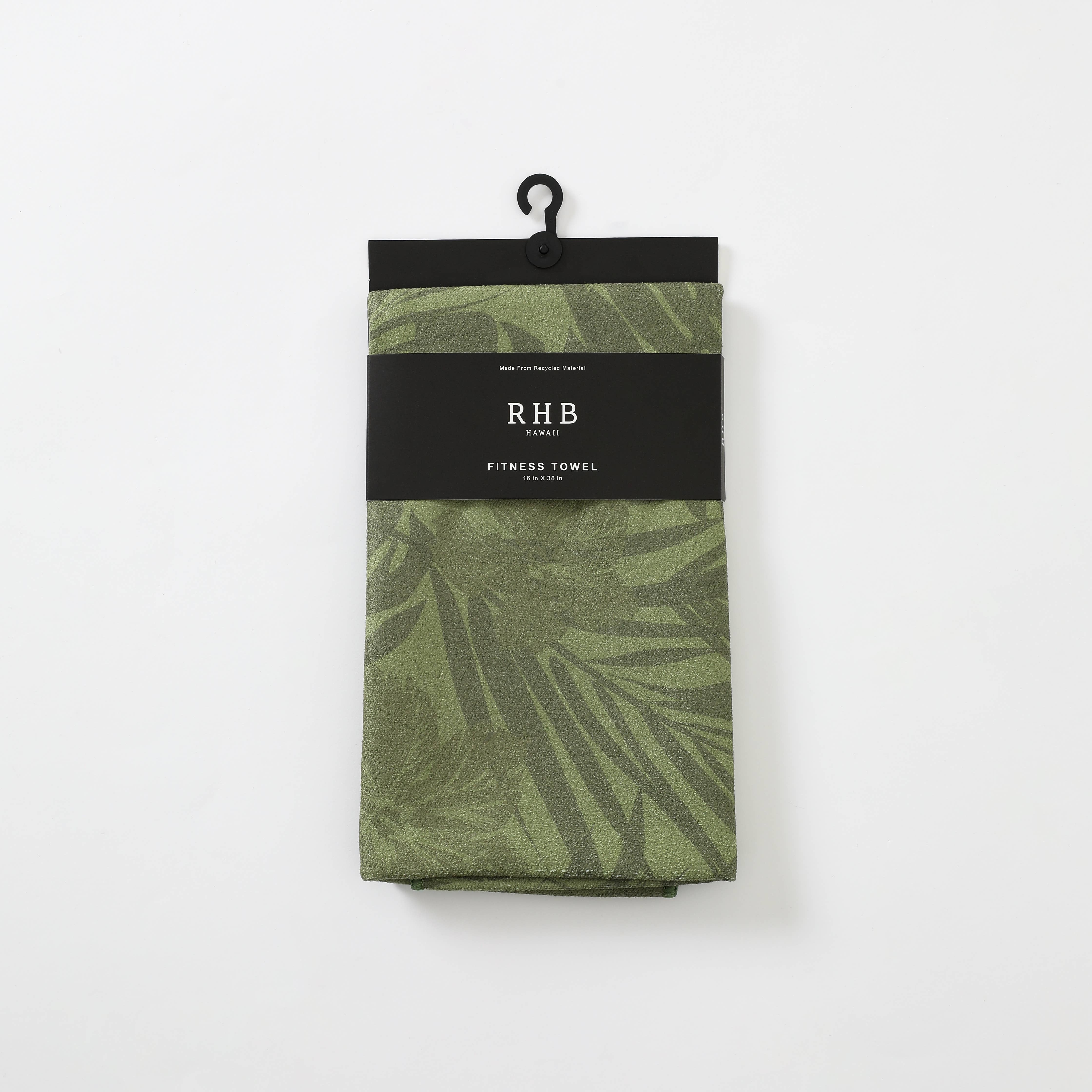 RHB HAWAII – Engroshandel Sportshåndklæde – Hawaiian hærgrøn Fitness Håndklæde Gymningshåndklæde1