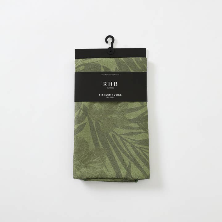 RHB HAWAII – Engroshandel Sportshåndklæde – Hawaiian hærgrøn Fitness Håndklæde Gymningshåndklæde1