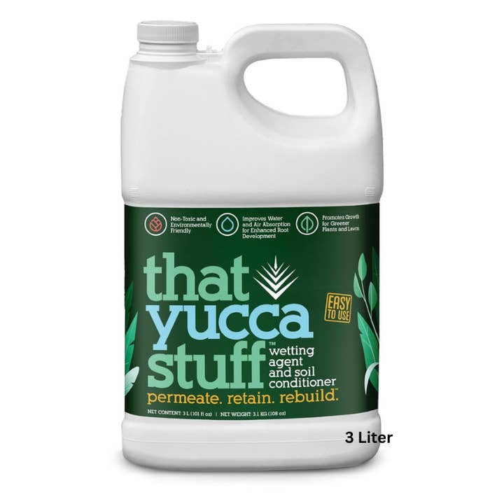 That Yucca Stuff™| OMRI Listed for Organic Production| Soil Conditioner & Wetting Agent| 97% Yucca Schidigera Extract with Citric & Humic Acids| Boosts Water Penetration| Eco-friendly| 3L (101 fl oz) for wholesale by ThatYuccaStuff™