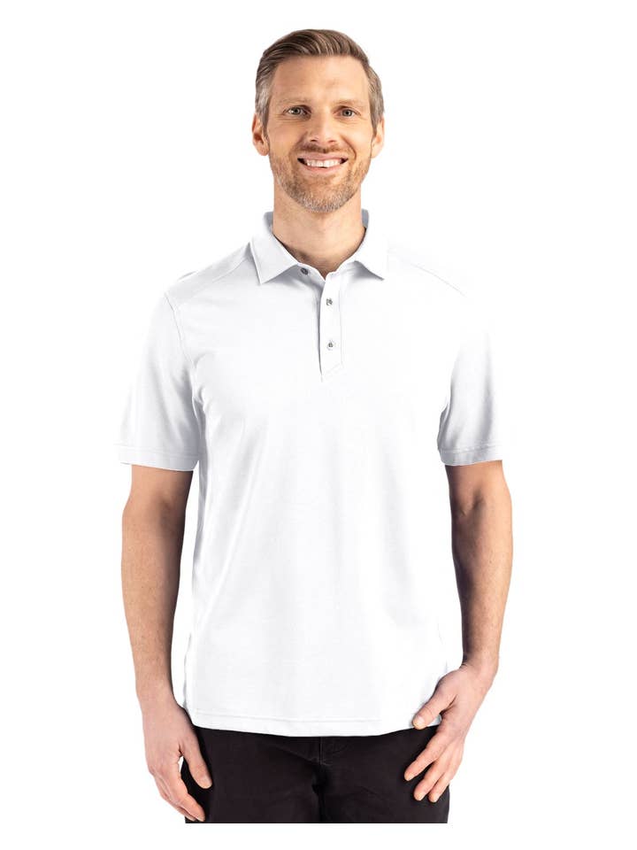 Cutter & Buck - Wholesale Polo - Men's - Cutter & Buck Advantage Refresh Mens Tri-Blend Pique Polo