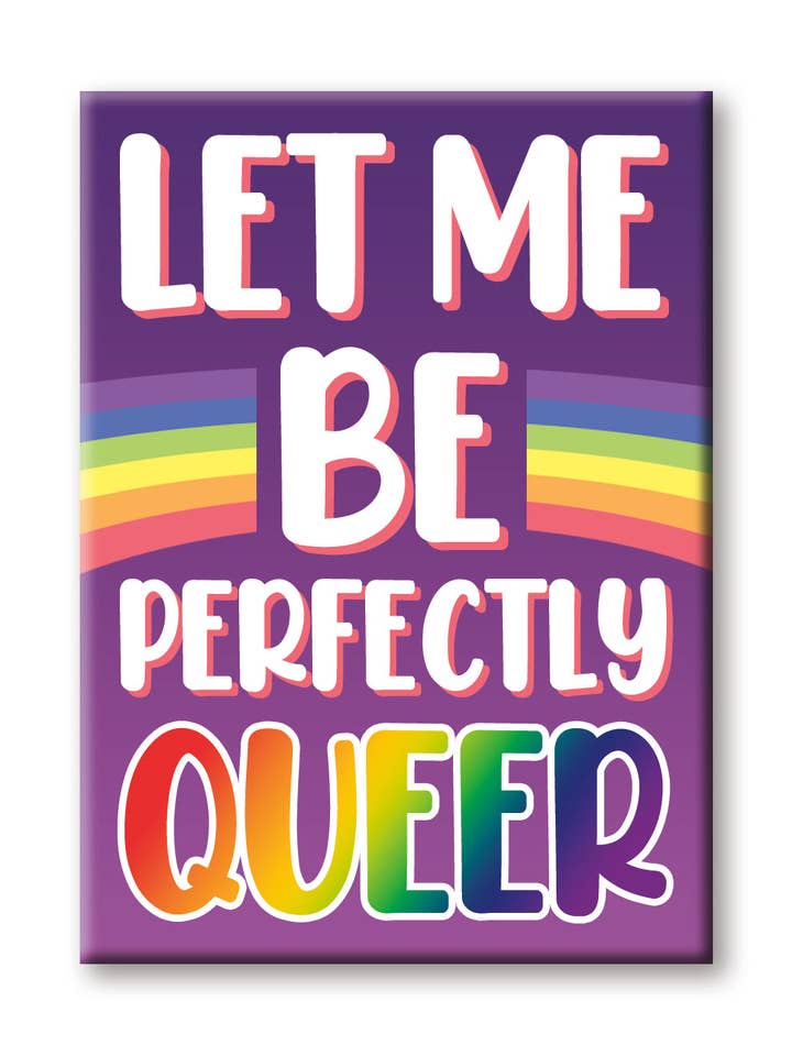 Pride - Perfectly Queer Flat Magnet (2.5" x 3.5") for wholesale by Great Stuff Novelties (GSN) by NMR Brands