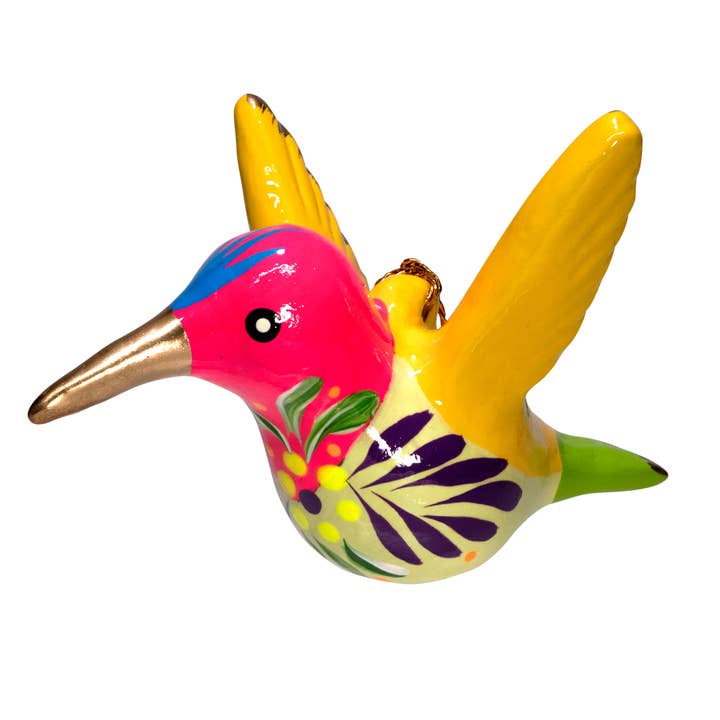 Lucuma Designs – Großhandel Verzierung – Dekofigur Kolibri, Konfetti-Keramik, Geschenk für Vogelliebhaber1