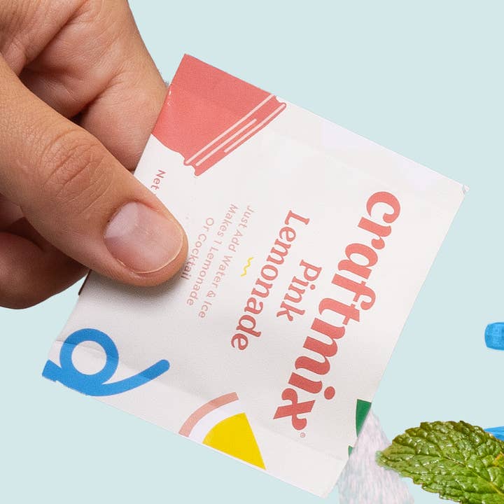 Craftmix - Wholesale Cocktail Mix/Syrup - Pink Lemonade Beverage / Drink Mixer - Single Packets0