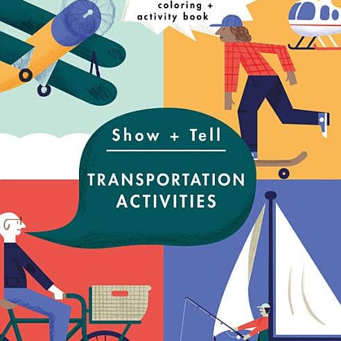 Show + Tell: Transport Activities with Posters & Stickers for wholesale by Bradley's Book Clearance