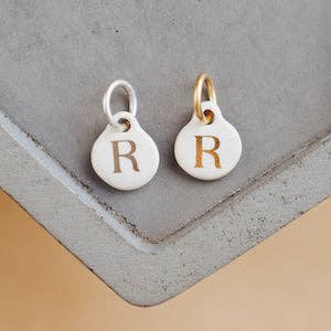 Bel Kai - Wholesale Individual Charm/Pendant - Ceramic Initial Charm44