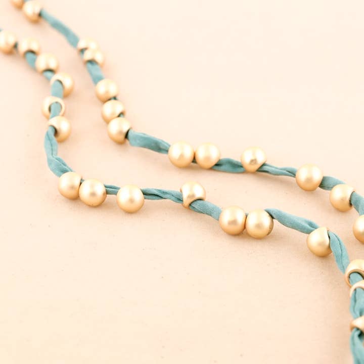 Sonata - Wholesale Snap Jewelry - Imitation Metal Ball Long Necklace6