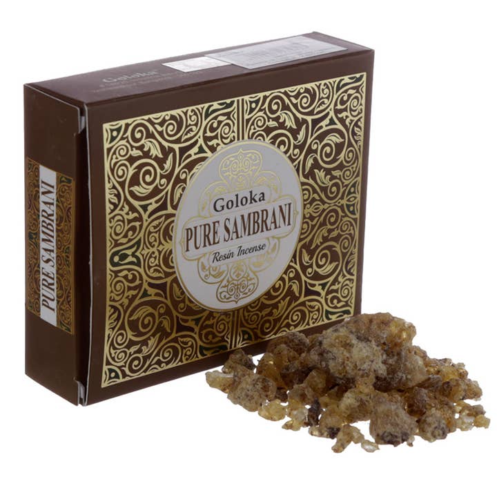 Puckator Ltd – wholesale Incense – Goloka Incense Resin Pure Sambrani 30g
