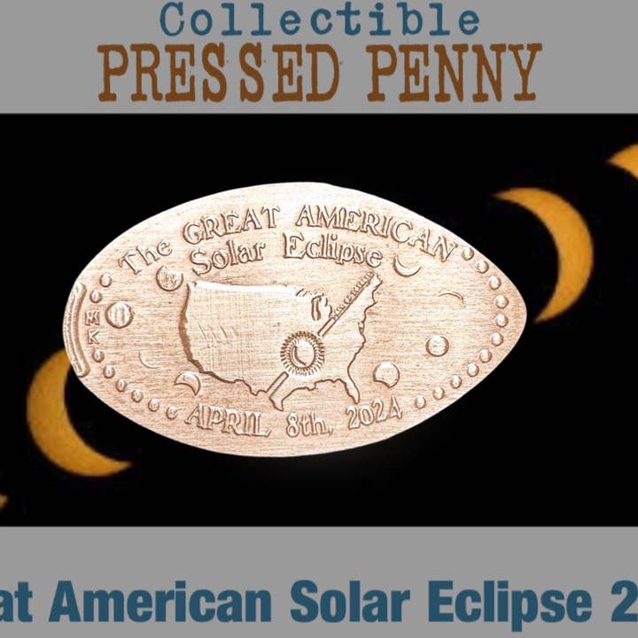 The Penny Depot - Wholesale Keepsake Coin/Token - Great American Solar Eclipse - 2024 | April 8th