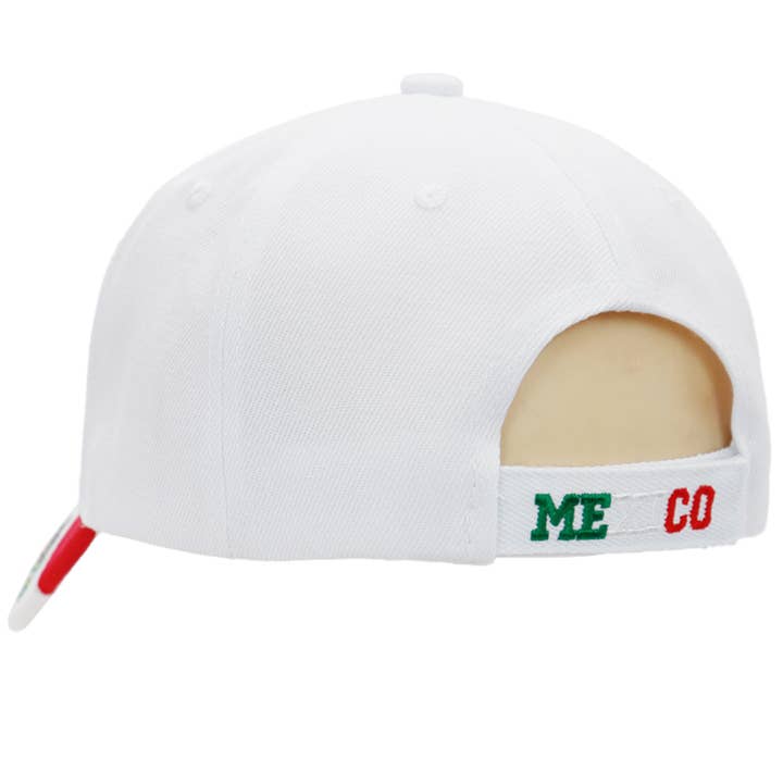 Cap Zone - Wholesale Baseball Cap - Unisex - Mexico Logo Flag Embroidered Acrylic Baseball Cap11