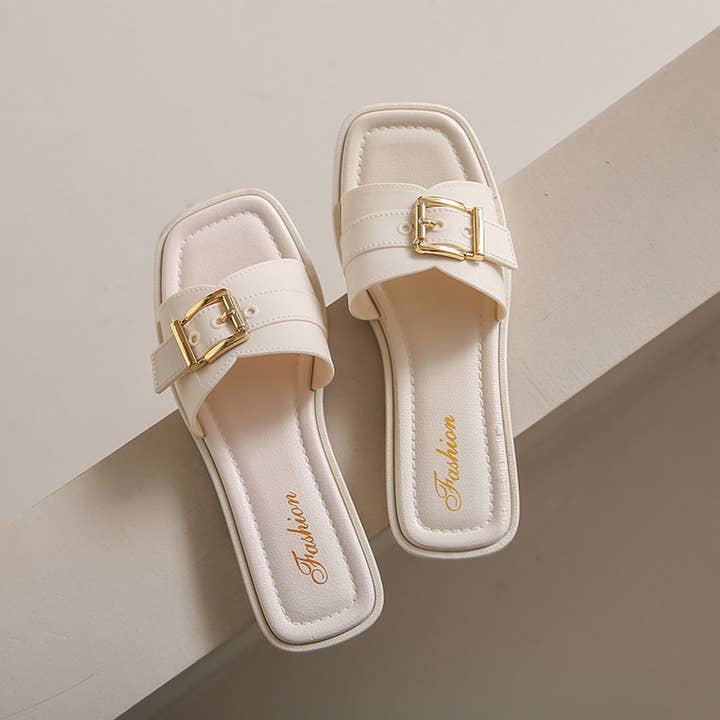 ACCITY - Wholesale Sandals - Women's - ADJUSTABLE BUCKLED SANDALS SLIPPERS_CWSHS06742