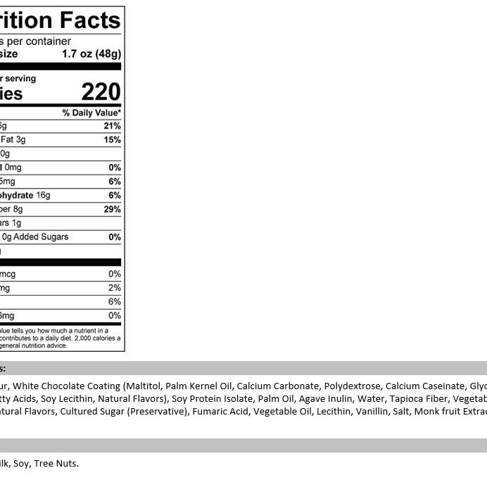 Bella Bars - Wholesale Snack Bar - Lemon Pound Cake3