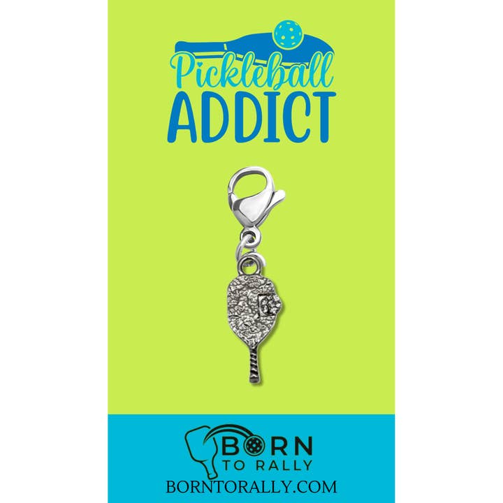 Born to Rally - Wholesale Keychain - Unisex - Pickleball Addict Clip On Charms2