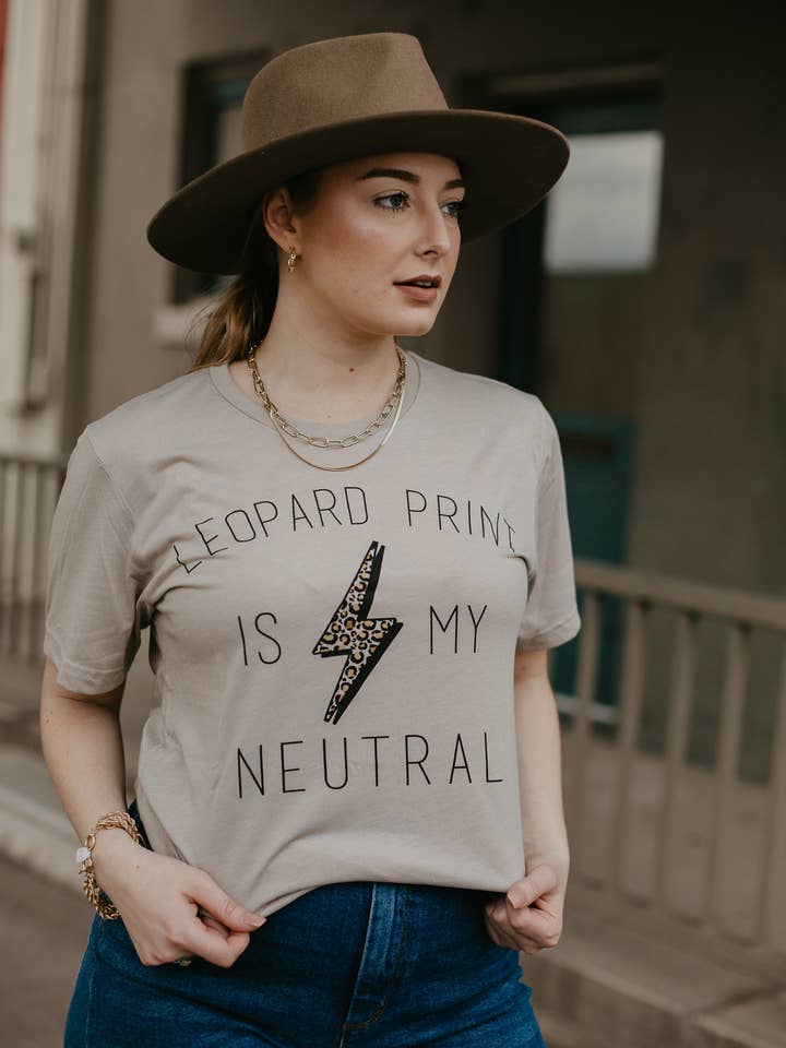 Leopard Print Is My Neutral for wholesale by Hank & Scoot