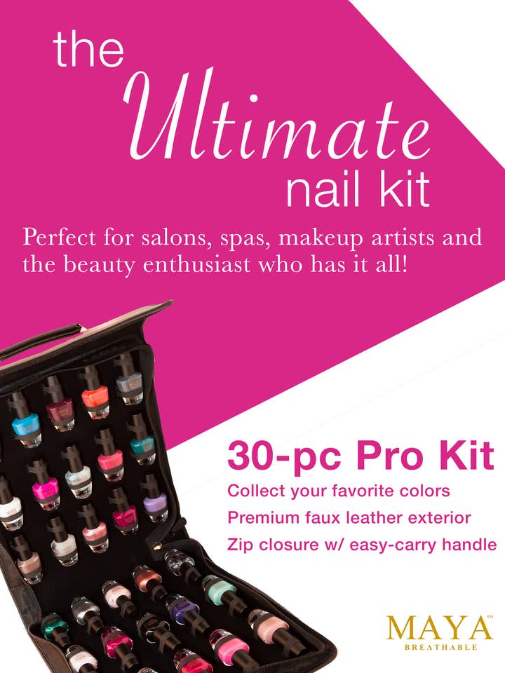 Neglelak - Pro Kit af 30 for engroshandel hos MAYA Cosmetics