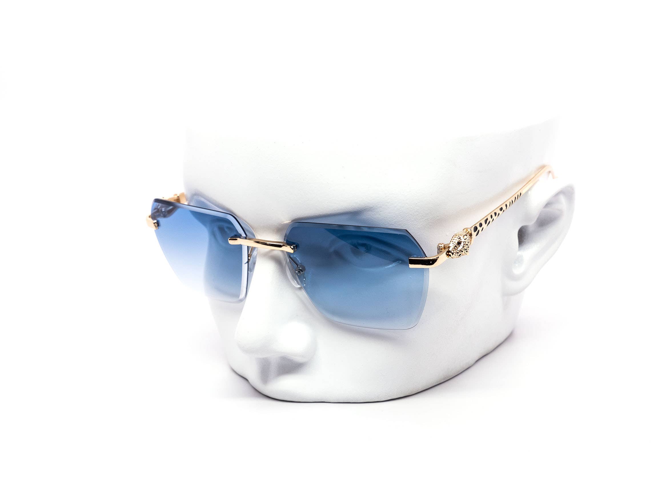 Still Friday - Wholesale Sunglasses - Unisex - Luxury Hexagon Gradient Rimless Sunglasses3