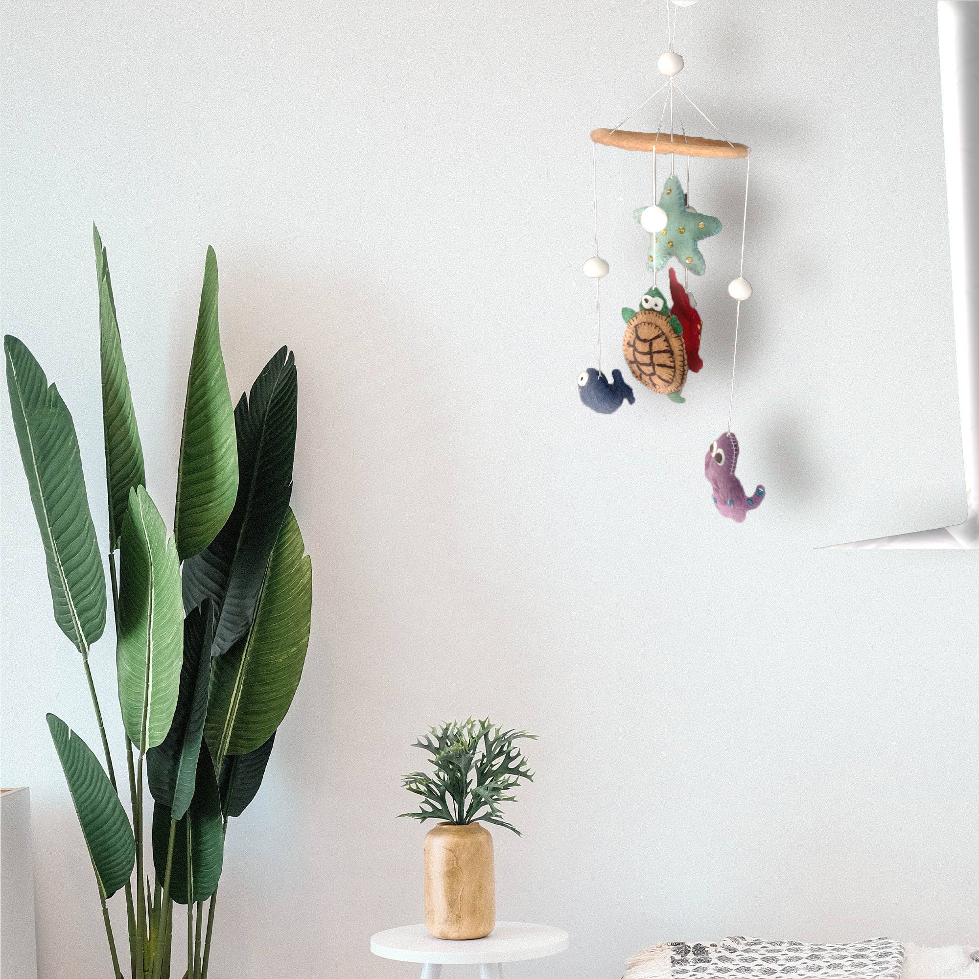 Global Crafts - Vendita all'ingrosso Giostrina culla - Deep Sea Creatures, cameretta mobile in feltro3