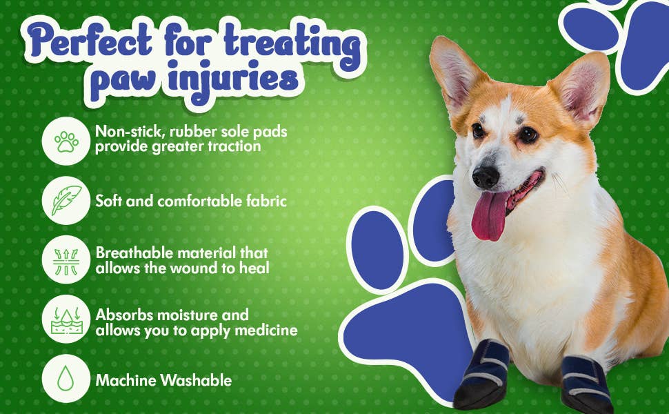 Healers PetCare – wholesale Pet paw protection – Healers Medical Booties10