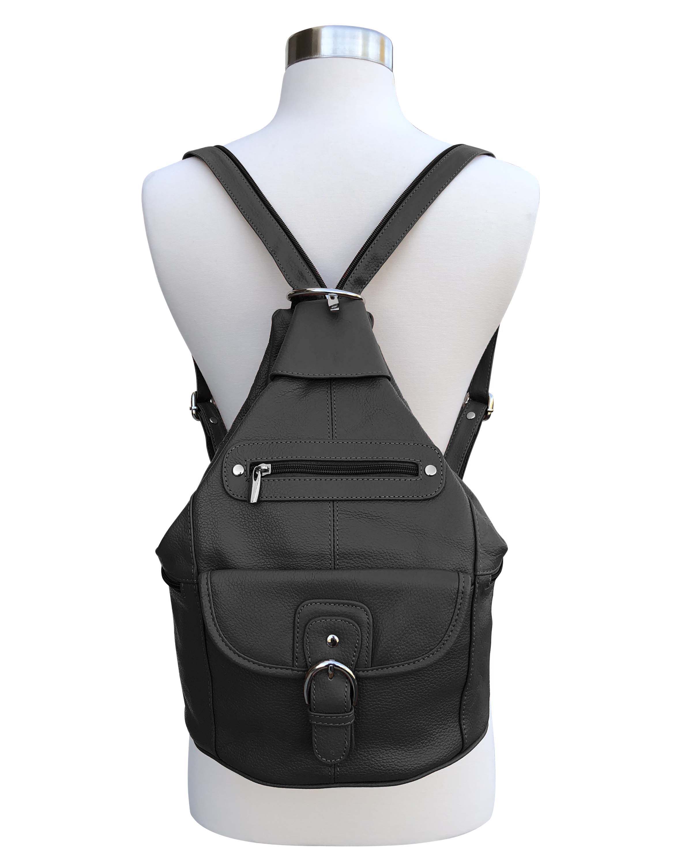 Roma Leathers, Inc. - Wholesale Backpack - Women's - 3611A cowhide leather back pack3