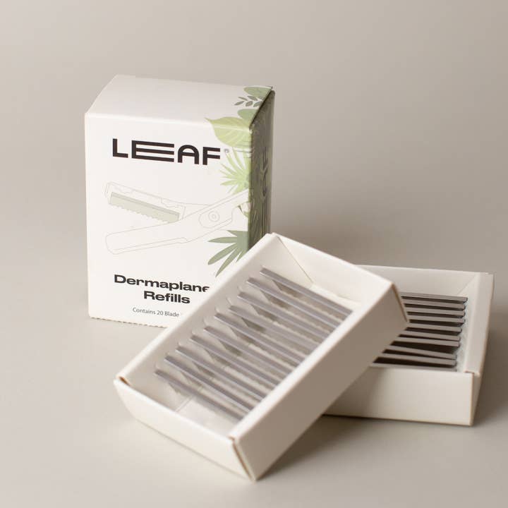 Leaf Shave - Wholesale Skin Smoothing Kit - Leaf Dermaplaner Blade-Guard Refills1