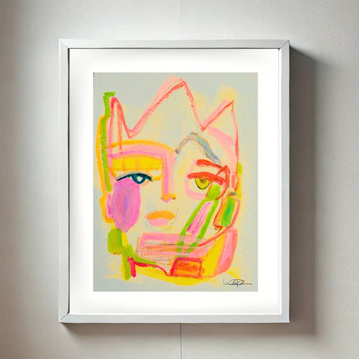 Sherbet Queen - Mini 8" x 10" Print for wholesale by Windy O'Connor Art & Home