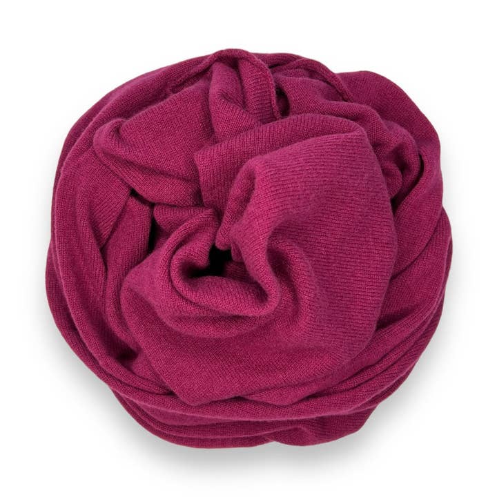 LIGHT 100% CASHMERE MAUVE SCARF for wholesale by BeCap
