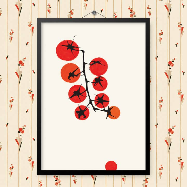 Tomatoes Print | Digital Art Print | Home Decor | A4 Print for wholesale by Purpose & Worth etc