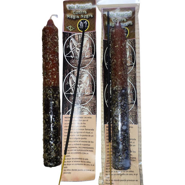 Kräuterkerze gegen Schwarze Magie – Schnitt und Energieschutz für den Großhandel von Magic Moon