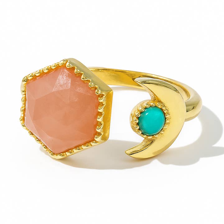 To the Moon Ring for wholesale by LA MENO