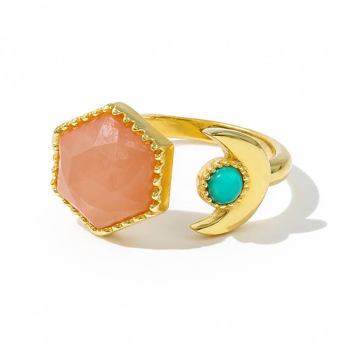 To the Moon Ring for wholesale by LA MENO