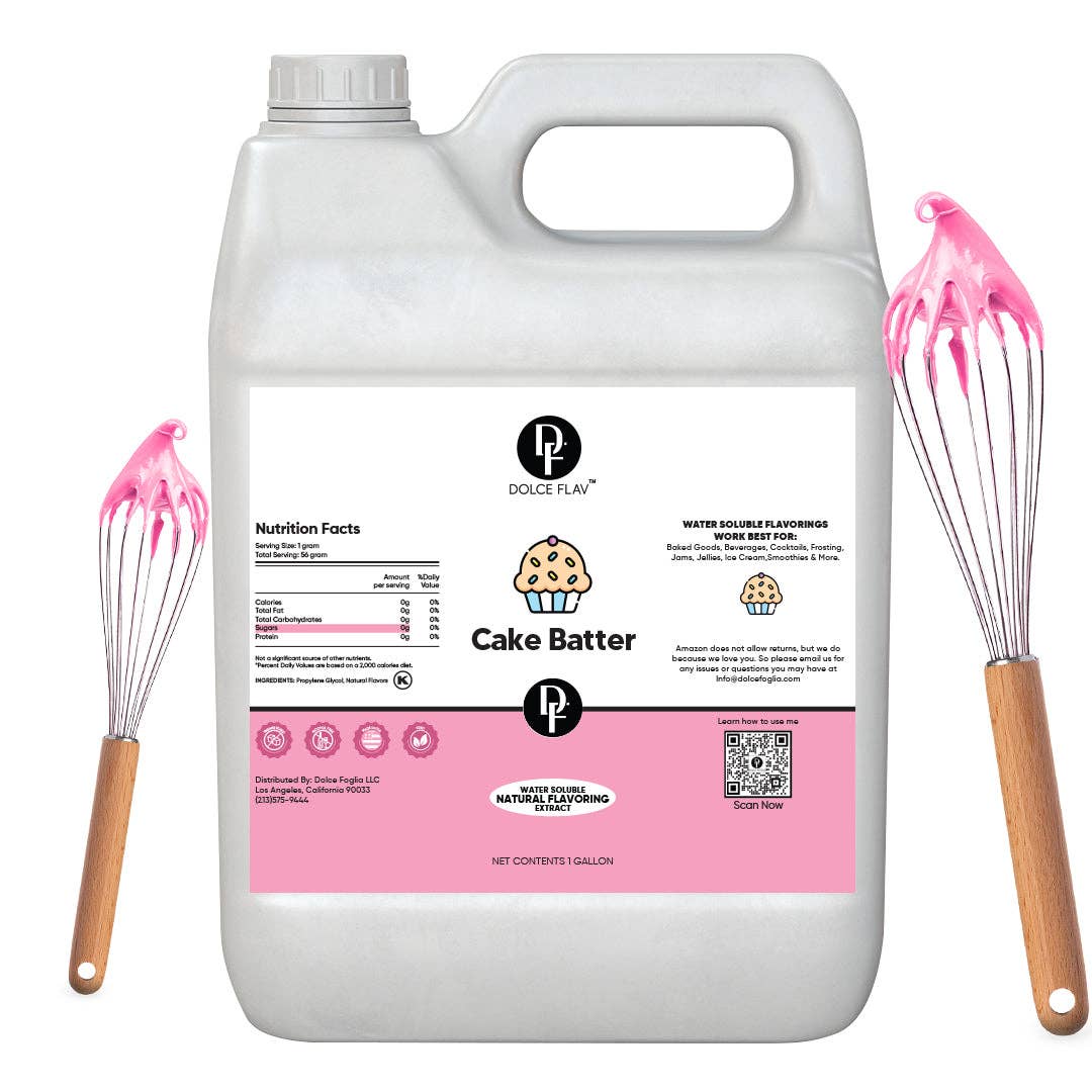 Dolce Flav - Wholesale Cake Mix - Cake Batter Extract Water Soluble1