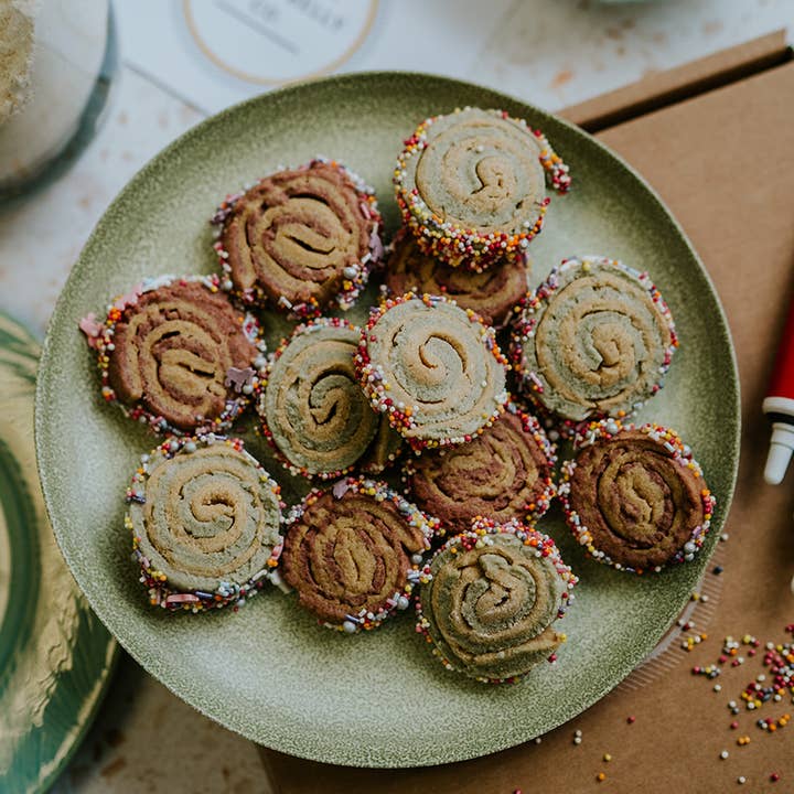 The Very Happy Belly Co. – wholesale Biscuit mix – Unicorn Swirl Biscuits0