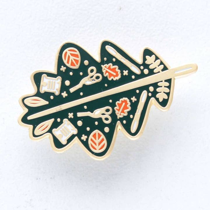 Stitchonomy - Wholesale Embroidery/Cross Stitch Supplies - Herfstblad Naald Bewaker2