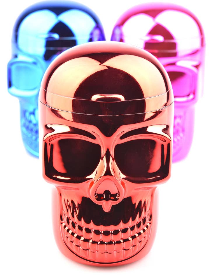 LED Skull Ashtray, Colorful Plastic - M0486 for wholesale by SPS Wholesale Inc