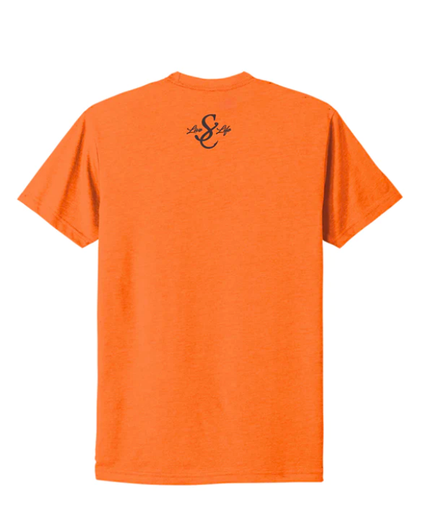 Orange Touchdown Dog Short Sleeve Tee for wholesale on Faire2
