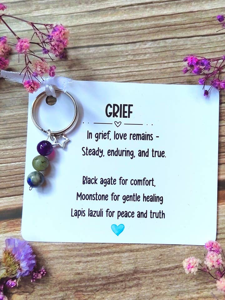 Abrazo de bolsillo para el duelo, tarjeta de duelo, tarjeta de condolencias, regalo de piedra preciosa para venta al por mayor de Colourful CeCe
