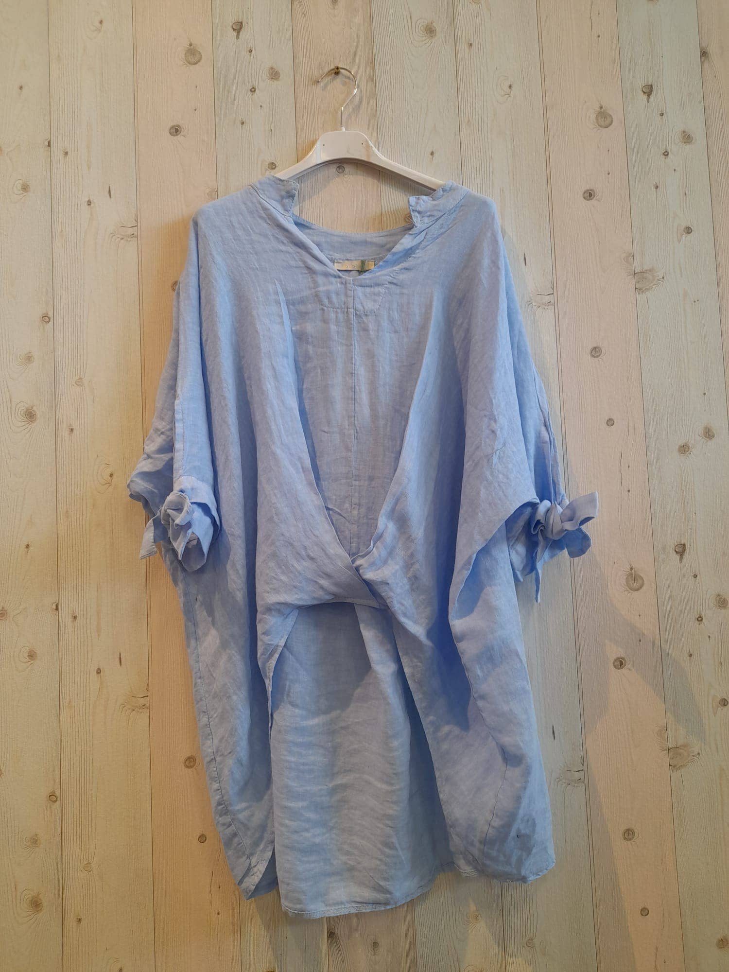 Linen & More - Wholesale Blouse - Women's - REF 994 100% LINEN BLOUSE WITH TWO SIDES17